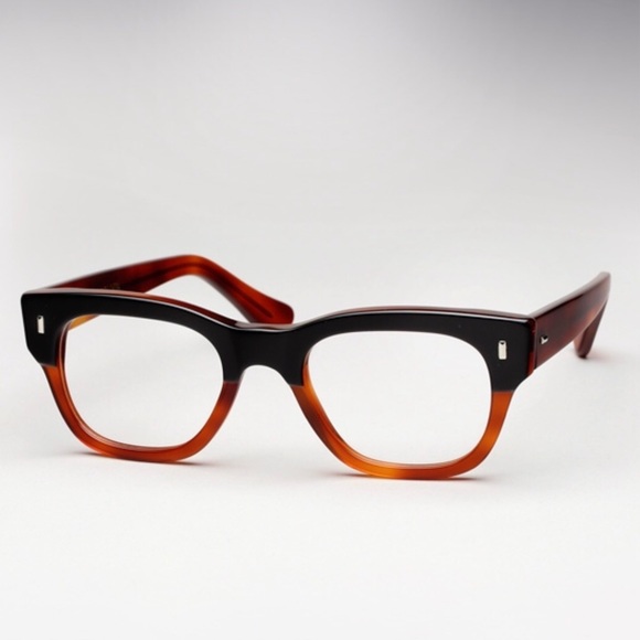 Sold - Cutler & Gross Black on Turtle Eyeglasses - Picture 2 of 7